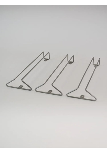İlwi Mutfak İçin Asılı Kadeh Tutucu 3 Ad 430654596 Gri