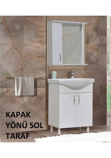 Banyo Dolabı 55 Cm Takım Çok Renkli