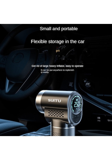 Cbtx Global Suıtu St-5518 Araba Akülü Şişme Pompa Çok Fonksiyonlu Aydınlatmalı Taşınabilir Mini Pompa Cbtx Global Suıtu St-5518 Araba Akülü Şişme Pompa Çok Fonksiyonlu Aydınlatmalı Taşınabilir Mini Pompa