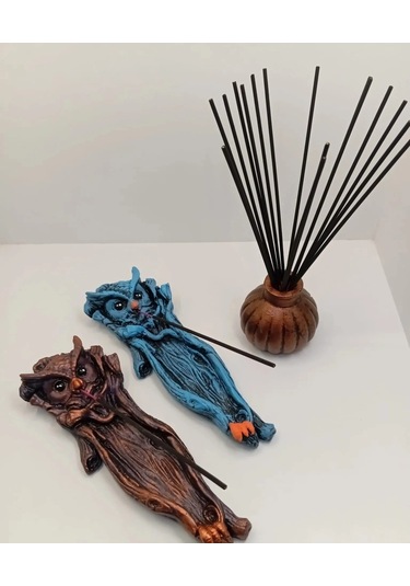 Tedi Sanat Baykuş Çubuk Tütsülük 2 Li