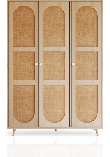 Floradesign Bali Bohem Jüt 3 Kapaklı Gardırop