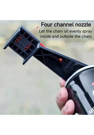 Chuangyinshop Chain Oiler Set Motosiklet Ve Bisiklet Zincir Bakım Kiti Sıçrama Önleyici Yağlama Aparatı
