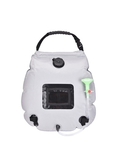 Aotu At6628 20l Outdoor Güneş Isıtmalı Duş Çantası Gri