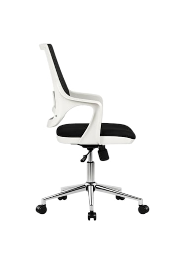 Mix White Çalışma Sandalyesi Ofis Koltuğu Siyah