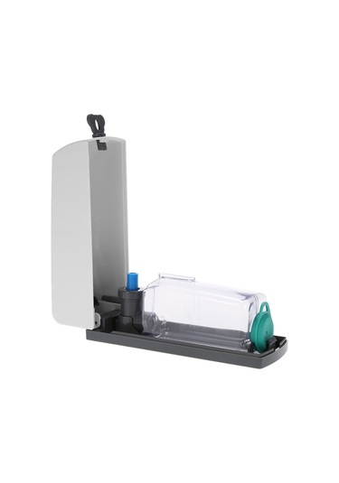 Hombey Duvar Tipi 300ml Sabun Dağıtıcı, Tek Bölmeli Manuel Basma, Banyo/hotel Abs Materyal, Beyaz, Sızıntı Engeli, El Sabunu/şampuan Kutusu Diğer