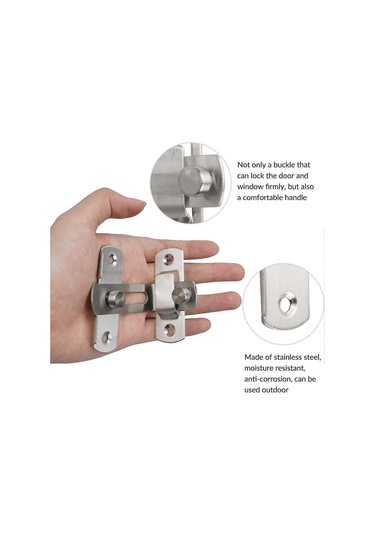 90 Derece Kapı Kancası Mandalı, Kapı Kilidi Ve Kapı Kilidi İçin 3