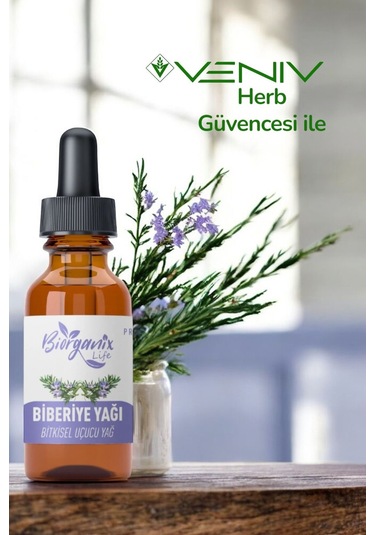 %100 Doğal Biberiğe Yağı 20 Ml - Bitkisel Uçucu Yağ 20 ML