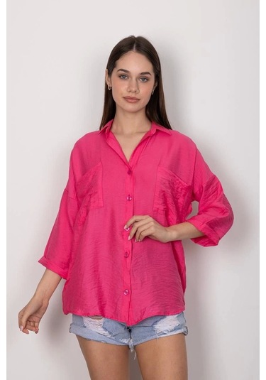 Cepli Salaş Gömlek T1010 Fuşya