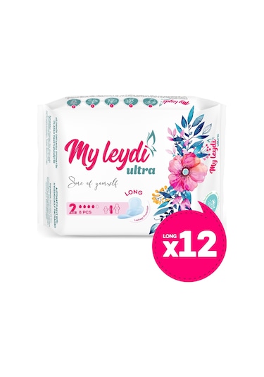 Myleydi Ultra Hijyenik Ped Uzun 96 Adet (12 Paket)