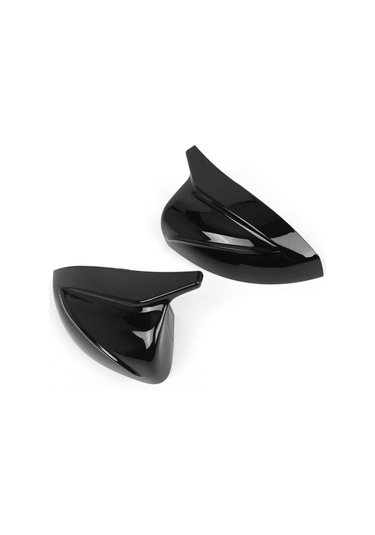 Tenfowee 2014-2019 Audi A3 İçin Parlak Siyah Abs Yan Ayna Kapakları Gz.fk048gl/r Lh Yedek Parça