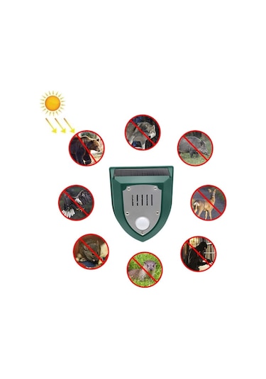 Cbtx N911M Solar Rouse Alarm Lambası Kızılötesi İndüksiyon Hayvan Kovucu