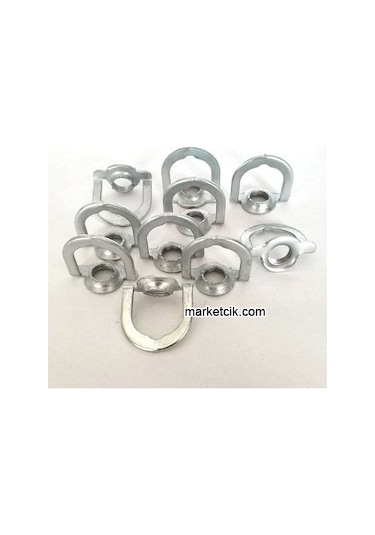 Marketcik Avize İçin Pres Askı Aparatı Krom Renk 10 Adet