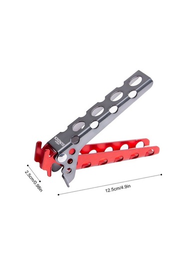 Dancemonkey Kampçılar İçin Pratik & Hafif Tencere Tut. - Paslanmaz Alüminyum Siyah Siyah