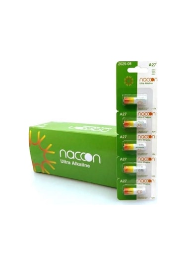 Naccon Ultra Alkalin A27 27a 12v Avize Kumanda Pili