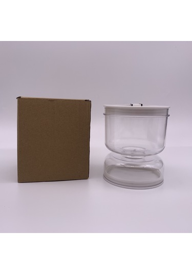 Dianziye Mutfak İçin Kuru-nemli Ayırıcı Turşu Kavanozu, Filtreli Kapağı Ve Ters Çevrilebilir Fonksiyonu İle Gıda Saklama Kabı Şeffaf