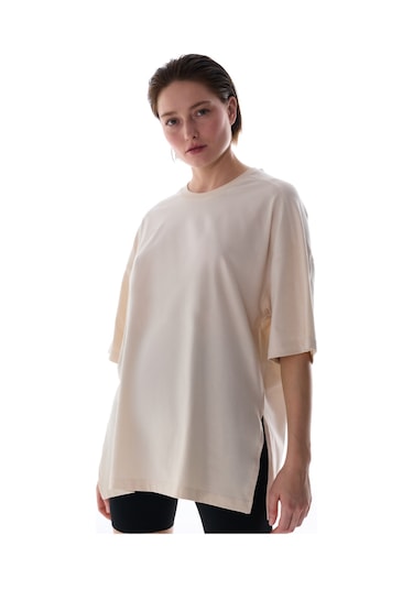 Penti Taş Rengi Cotton Oversize Tişört