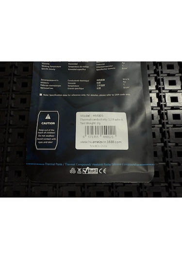 Hm805 12.8w 2 Gram Şırınga Termal Macun