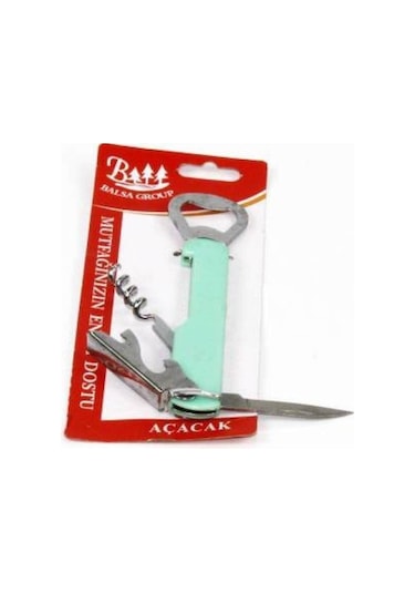Metal Çok Amaçlı Tirbüşonlu Açacak Çok Renkli