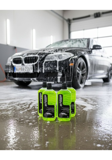 Steep Ultimate Cilalı Oto Şampuan Ph Nötr 1 Lt 4 Adet