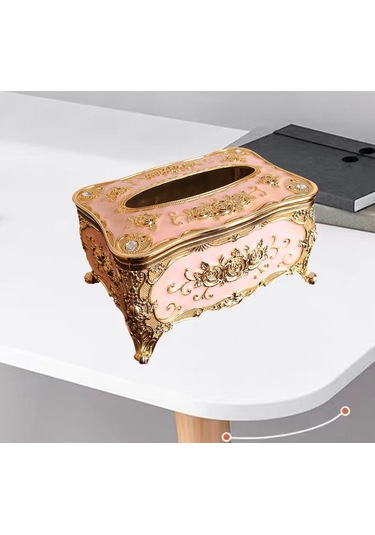 Suntek Magideal Otel Barları Için Dekoratif Doku Kutusu Altın-pembe