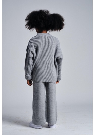 Triko Salaş İkili Takım Gri