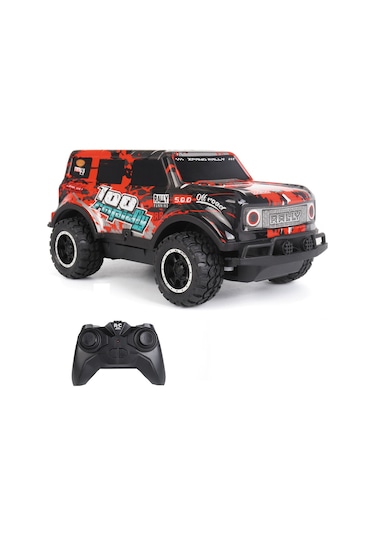 Full Fonksiyon Led Işıklı Gövde 1:24 Off Road Şarjlı Uzaktan Kumandalı Yarış Arabası - Kırmızı