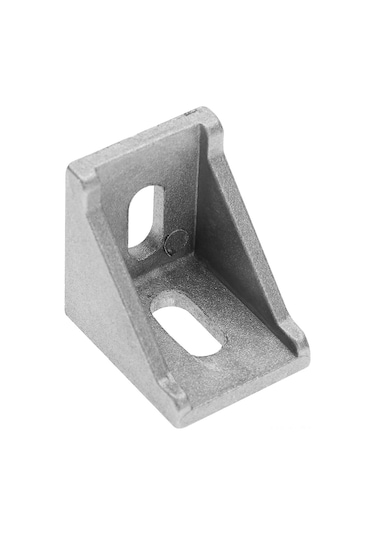 Samdoo 25 Adet 4040 Alüminyum Profil İçin L Şekilli Köşe Braketi, Dayanıklı Açısal Bağlayıcı Donanımı