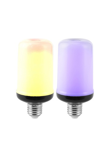 Hangfox E27 Tabanlı 99 Led Ateş Işığı, Gravite Sensörlü, Sarı+mavi Işık, 2 Adet Paket, Bar/ev Dekorasyonu Diğer