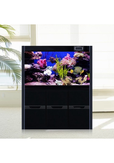 Qingmipy 3d Mercan Desenli Pvc Akvaryum Arka Panosu, Su Geçirmez Otomatik Yapışkan, 61x41 Cm, Zengin Dekorasyon