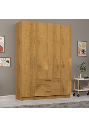4 Kapaklı Gardırop 160cm Petra