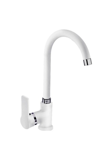 Pronto Tales Serisi Mix Kuğu Eviye Bataryası White Krom Üstten Kol