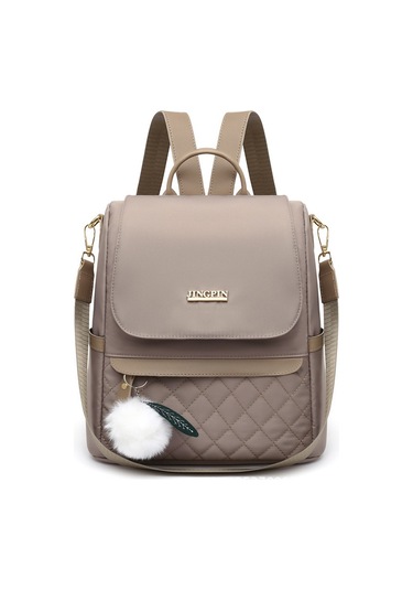 Jeemson Mavi Kadın Çanta: Oxford Kumaş, Çift Askılı/çapraz Çantası, Antivol, Gezi/ Günlük Kullanım, Minimalist Desen Çok Renkli