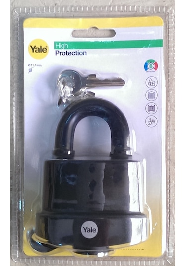 Yale Pvc Kaplama Marin Asma Kilit 71 Mm