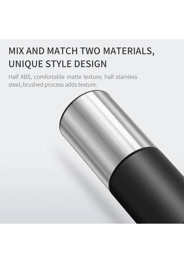 Kangvka El Tutulu Elektrikli Süt Köpürtücü - 14000rpm Hızlı Motor, 304 Paslanmaz Çelik, Kahve/latte/protein İçin, Pil İle Çalışır Pil Dahil Değil Siyah Ve Gümüş