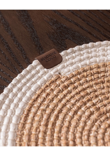 Madame Coco Alsace Masa Runner - Beyaz/naturel 8684427222669 Çok Renkli