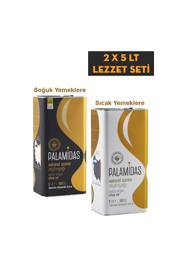 2 X 5 Lt Özel Harman Ve Natürel Sızma Zeytinyağı Lezzet Seti