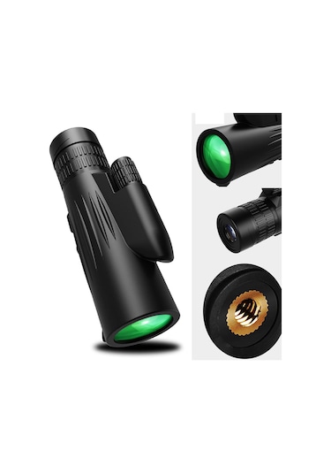 Yetişkinler İçin Küçük Zoom Monoküler Teleskoplar Yüksek Güçlü, Kompakt Zoom Monoküler Teleskop, Akıllı Telefon Adaptörü İçin, Tripodlu El Teleskopu