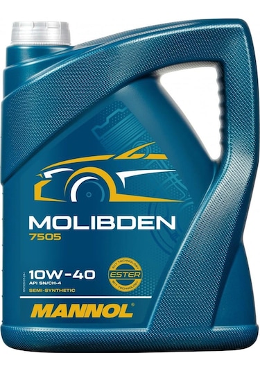 Mannol MN7505-5 Molibden Semi Synthetic Apı Sn/ch-4 Sae 10W-40 Motor Yağı