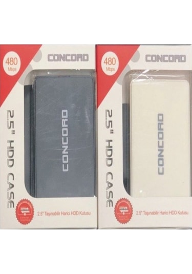 Concord C-854 Harici 2.5" Sata Hdd Kutusu 4 Renk
