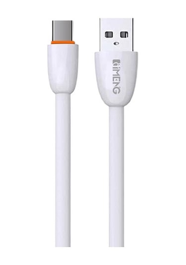 İmeng ML109 3.1 A Usb A To Type-C Data Ve Hızlı Şarj Kablosu Beyaz