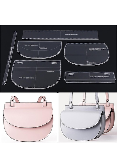 Suntek Deri Cüzdan Çanta Için Şeffaf Akrilik Şablon Desen