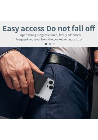 Fld-f5 3'ü 1 Arada Manyetik Kablosuz Şarj Cihazı Katlanabilir Kart Çantası Cep Telefonu Tutucu Bej