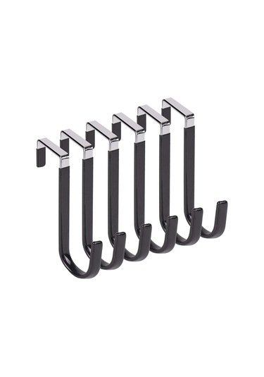 Yaleker 6 Adet Siyah Cam Balkon Halka, Dış Mekan İçin Dayanıklı Metal, Bitki, Çiçek, Aksesuar Asma, Kolay Kurulum Diğer