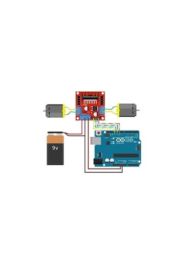 Emes Robotik 2wd Çizgi Izleyen Ve Engelden Kaçan Bluetooth Kontro
