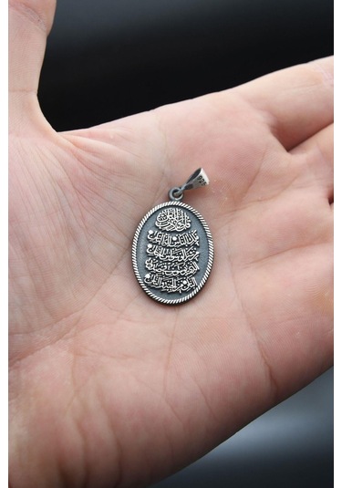 Prestij Gümüş Nas Suresi 925 Ayar Gümüş Kolye Zincir