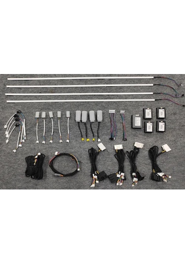 Volkswagen Golf 7 İçin Uyumlu-7.5 Ambiyans Set 64 Renk Aydınlatma