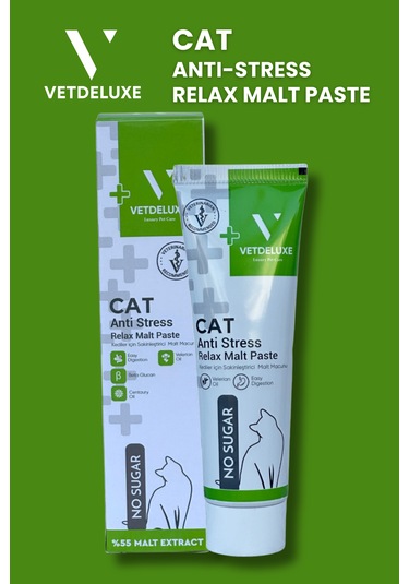 Vetdeluxe Antistress Relax Malte Sakinleştirici Tüy Yumağı Önleyici Macun 100 G