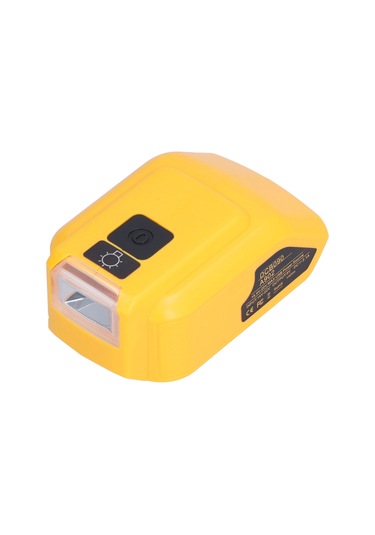 Maiyame Dewalt 14v-22v Li-ıon Pil Çevirici: Usb 5v 2.1a Çift Port + 12v 2a Çıkış, Led Acil Işık, Kamp Ve Gece Yürüyüşleri İçin Dcb090