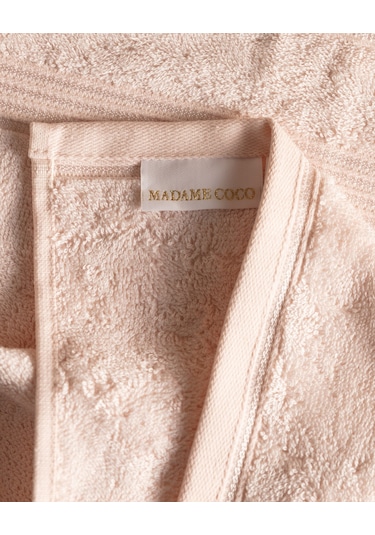Madame Coco Clarette Banyo Havlusu - Pembe - 90x150 Cm 8684427003589 Pudra