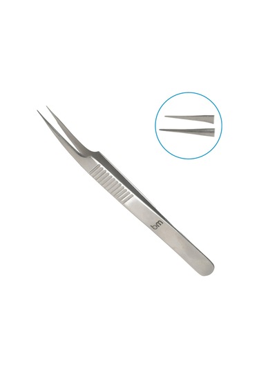 Mikroanastomoz Dilatasyon Mikrocerrahi Forsepsi 4 İnç Çelik Gri